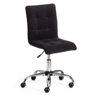 Кресло офисное Zero (чёрный) флок